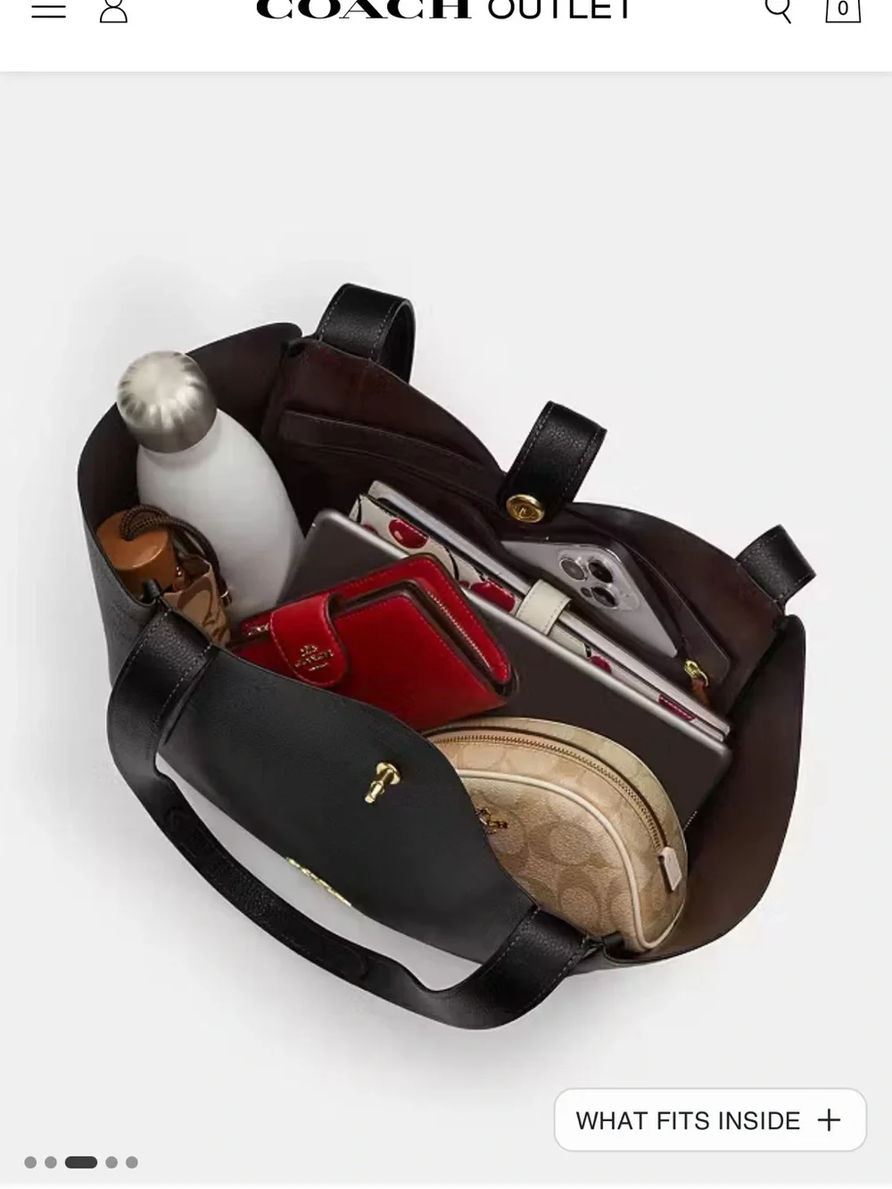 Coach Hadley Turnlock Tote Bag